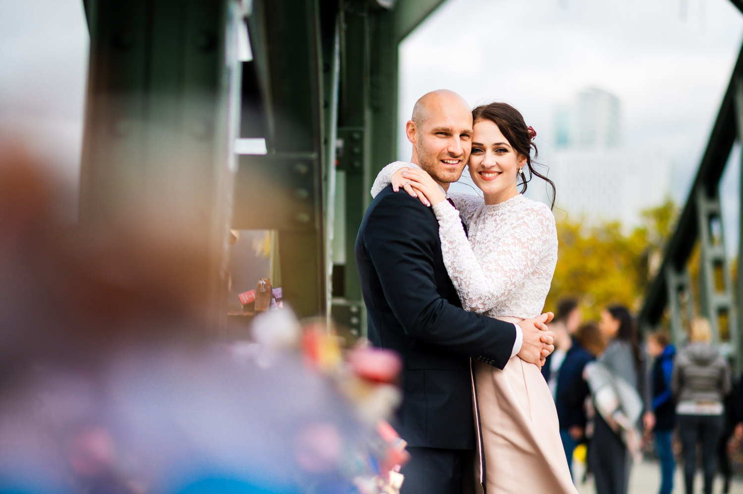 Paarshooting auf dem Eisernen Steg Frankfurt am Main