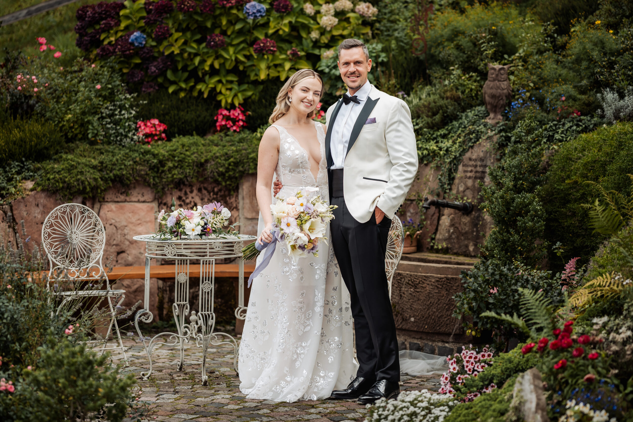 Brautpaar beim Shooting auf dem Spinnerhof