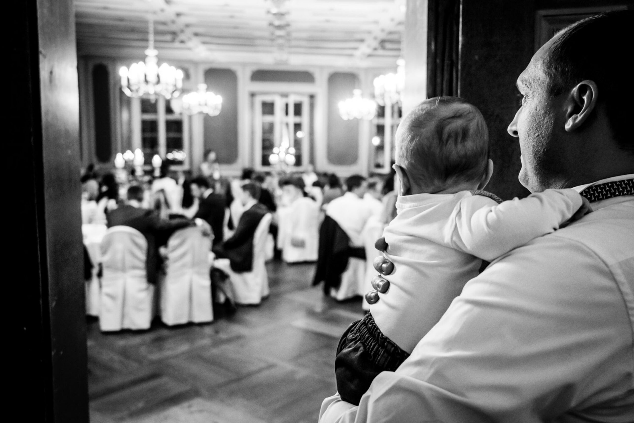 Blick in den Wappensaal auf Schlosshotel Gedern