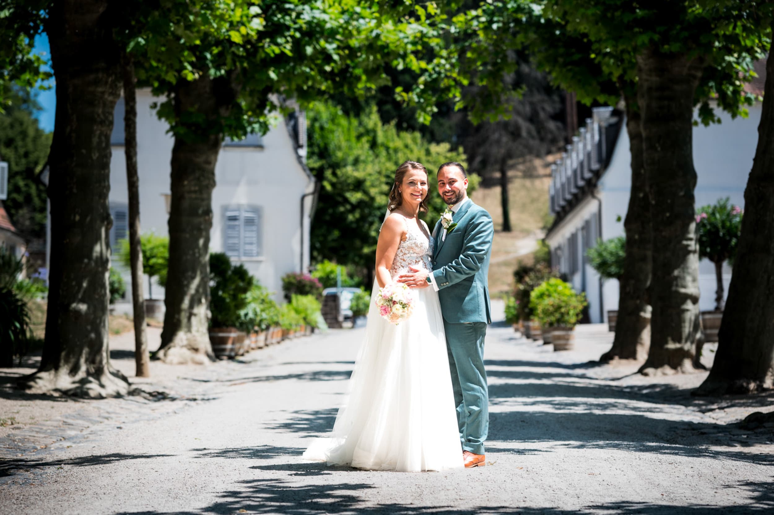 Brautpaar Shooting im Staatspark Fürstenlager in Bensheim - Hochzeitsfotograf Tobias Schnurr