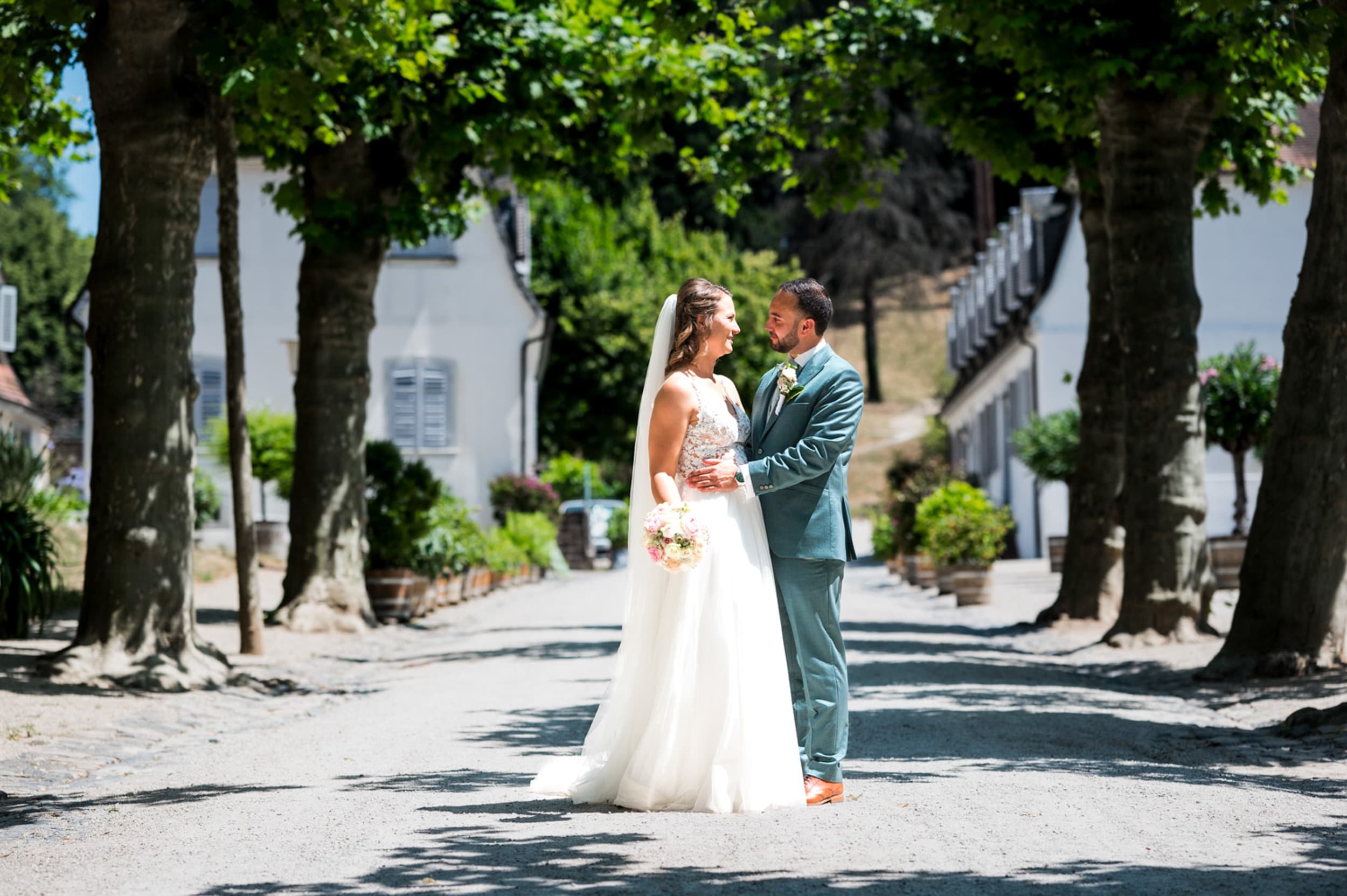 Brautpaar Shooting im Staatspark Fürstenlager in Bensheim - Hochzeitsfotograf Tobias Schnurr