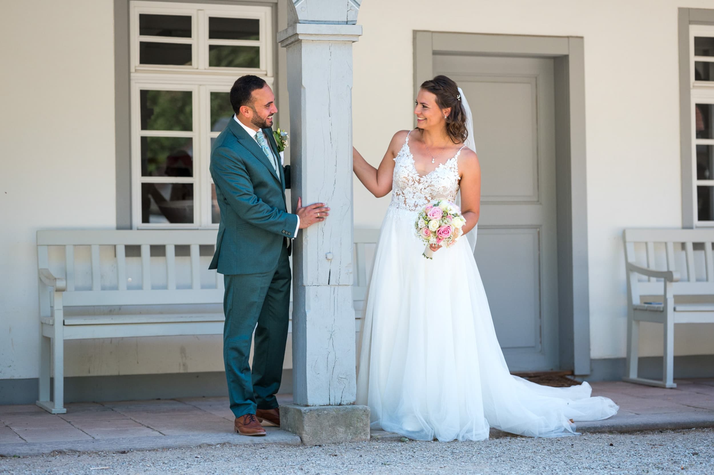 Brautpaar Shooting im Staatspark Fürstenlager in Bensheim - Hochzeitsfotograf Tobias Schnurr